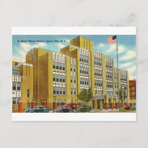 Eine Harry-Moore-Schule in Jersey City, New Jersey Postkarte