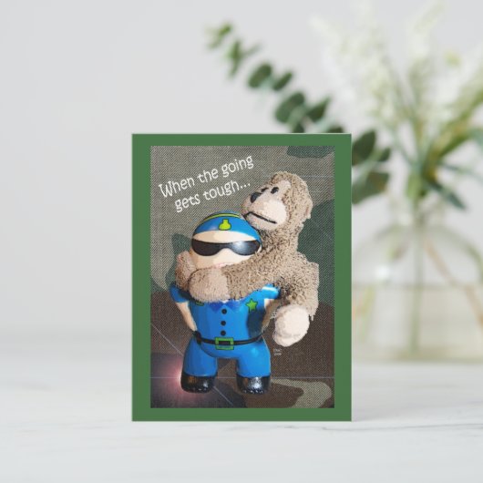 Eine harte Postkarte (Stehend Vorderseite)