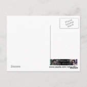 Eine Harvest Moon Fantasy Gothic Fairy Art Postkarte (Rückseite)