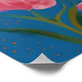 Eine hawaiianische Blumenlandschaft Poster (Ecke)