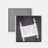 Eine hebräische Bildrolle Magnet (Vorderseite/Rückseite)