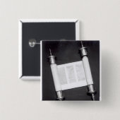 Eine hebräische Rolle Button (Vorne & Hinten)