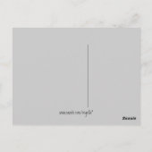 eine Heidelbeere Postkarte (Rückseite)