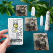 Eine heidnische Göttin mit Antlern Spielkarten (InSitu)