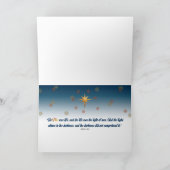 EINE HEILIGE NACHT IN BETHLEHEM FEIERTAGSKARTE (Innenseite)