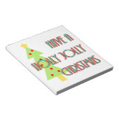 eine heilige Weihnachtsfeier im Mittelalter Notizblock (angewinkelt)