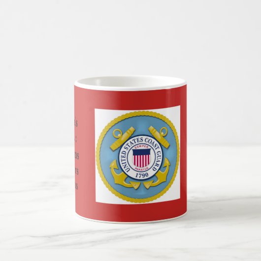 Eine Held-Tasse - Ehren der US-Küstenwache Kaffeetasse (Mittel)