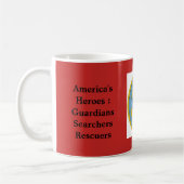 Eine Held-Tasse - Ehren der US-Küstenwache Kaffeetasse (Links)