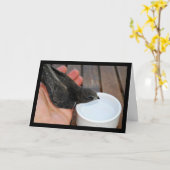 Eine helfende Hand Karte (Gelbe Blume)