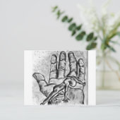 eine helfende Hand Postkarte (Stehend Vorderseite)