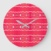 Eine helle, blumengeschmückte Uhr (Vorderseite)