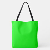 Eine helle, grüne, fröhliche Tasche (Rückseite)