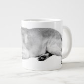Eine helle Pause Jumbo-Tasse (Vorderseite Rechts)