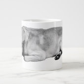Eine helle Pause Jumbo-Tasse (Vorderseite)
