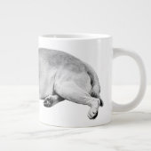 Eine helle Pause Jumbo-Tasse (Rechts)