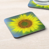 eine helle Sonnenblume Untersetzer (Linke Seite)