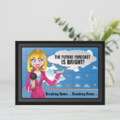 EINE HELLE ZUKUNFT! EINLADUNG (Stehend Vorderseite)