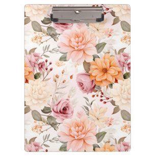 Eine Herbstblumenserie - Design 2 Klemmbrett