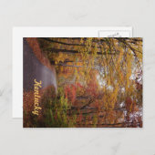 Eine Herbstfahrt von JerseyFawn Postkarte (Vorne/Hinten)