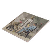 Eine Herr-Behandlung, teilgenommen durch seinen Fliese (Seite)