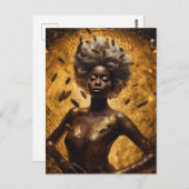 Eine herrliche Göttin der Honigbienen Postkarte (Vorne/Hinten)