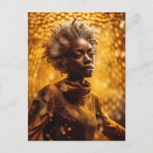 Eine herrliche Göttin der Honigbienen Postkarte (Vorderseite)