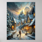 Eine herrliche Winterlandschaft Poster (Vorne)