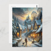 Eine herrliche Winterlandschaft Postkarte (Vorne/Hinten)