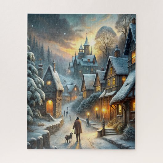 Eine herrliche Winterlandschaft Puzzle (Vertikal)