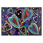 Eine Herzensammlung Schneidebrett (Vorderseite)