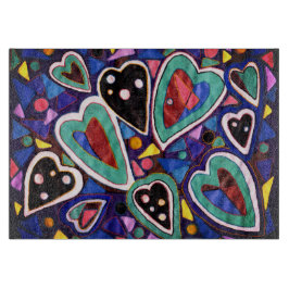 Eine Herzensammlung Schneidebrett