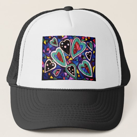 Eine Herzensammlung Truckerkappe (Vorderseite)