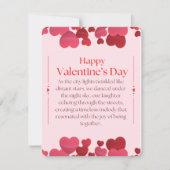 Eine herzliche Valentinkarte Feiertagskarte (Vorderseite)