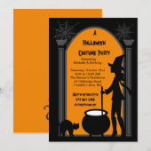 Eine Hexe Brauen-Kostüme-Party Einladung (Vorne/Hinten)