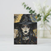Eine Hexe  Postkarte (Stehend Vorderseite)