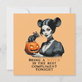 Eine Hexe zu sein ist heute Abend das beste Kompli Einladung