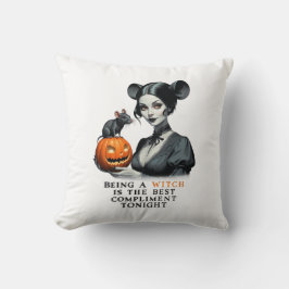 Eine Hexe zu sein ist heute Abend das beste Kompli Kissen