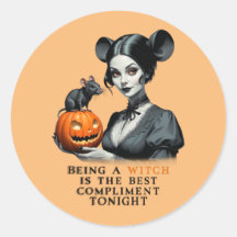 Eine Hexe zu sein ist heute Abend das beste Kompli