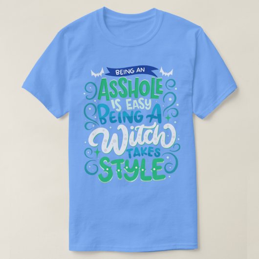 Eine Hexe zu sein nimmt Stil Halloween T-Shirt (Design vorne)