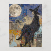 Eine Hexen-Collage Postkarte (Vorderseite)
