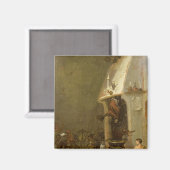 Eine Hexenmeisterin Magnet (Vorderseite/Rückseite)