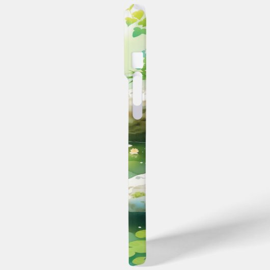 Eine Hippo-Oase der Ruhe Case-Mate iPhone Hülle (Rückseite / Links)