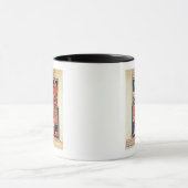 Eine Hirschjagd und ein König Tasse (Zentrum)