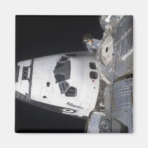 Eine Hochwinkel Ansicht der Crewkabine Magnet