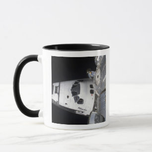Eine Hochwinkel Ansicht der Crewkabine Tasse