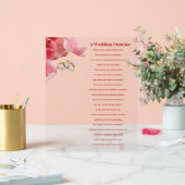 Eine Hochzeit Acrylschild (Hochzeit)