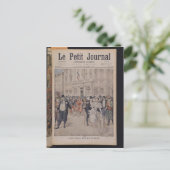 Eine Hochzeit auf einem Fahrrad Postkarte (Stehend Vorderseite)