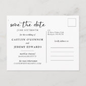 Eine Hochzeit für ein Bild speichern der Postkarte (Rückseite)