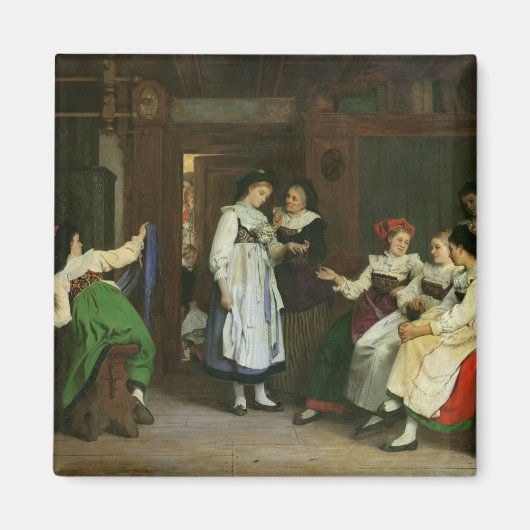 Eine Hochzeit im unteren Elsass Magnet (Vorne)