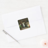 Eine Hochzeit im unteren Elsass Quadratischer Aufkleber (Umschlag)